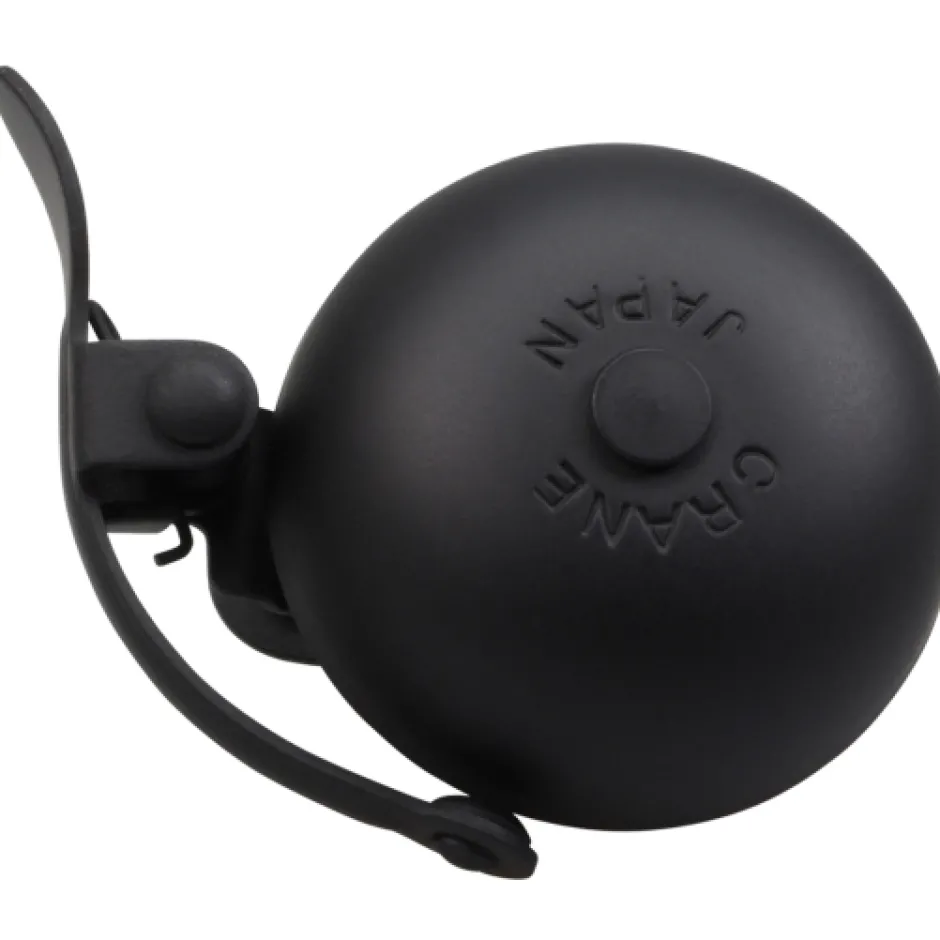 Bellen < Crane Bell Co. Mini Suzu Fietsbel - Steel Band Mount - all black