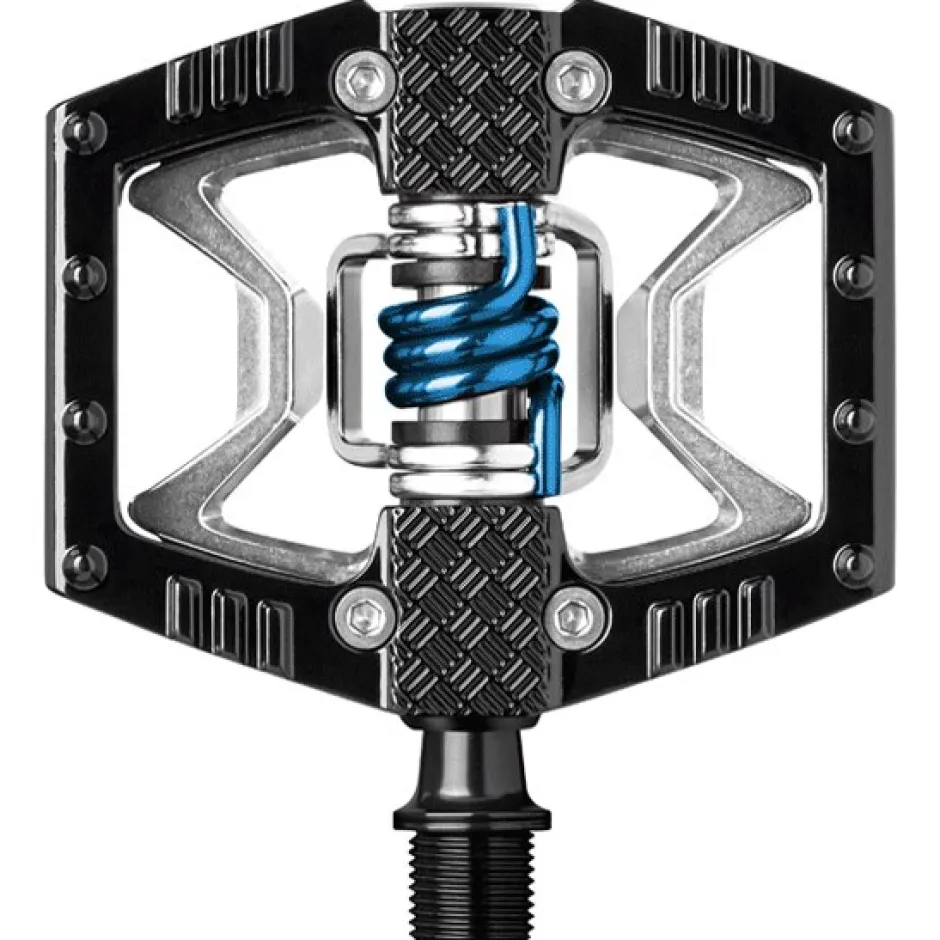 Combi Pedalen < Crankbrothers Double Shot 2 Pedal - black/raw/blue