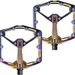 Platformpedalen < Crankbrothers Stamp 7 Large Platformpedalen - Limited Edition - oil slick