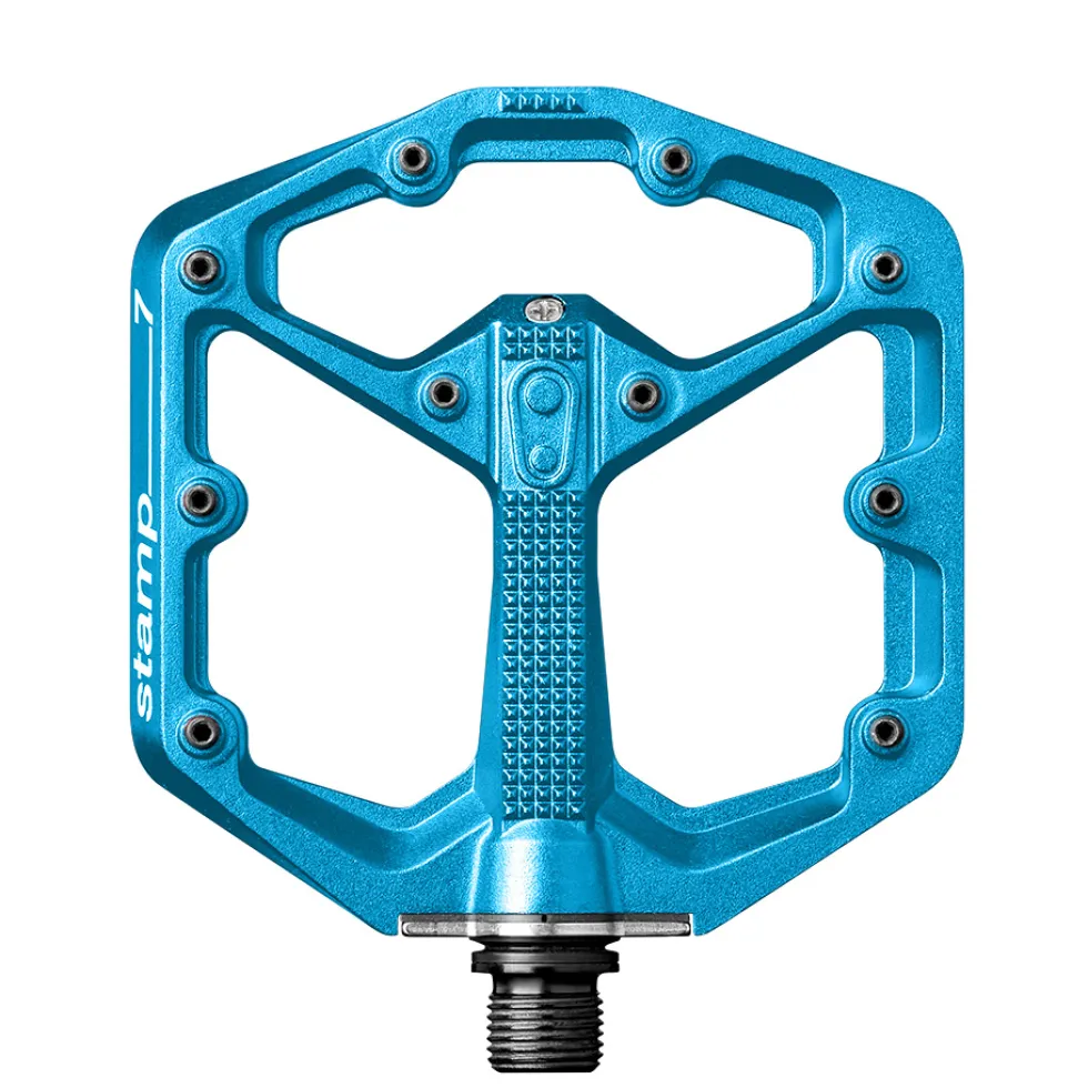 Crankbrothers Stamp 7 Small Platformpedalen - electric blue