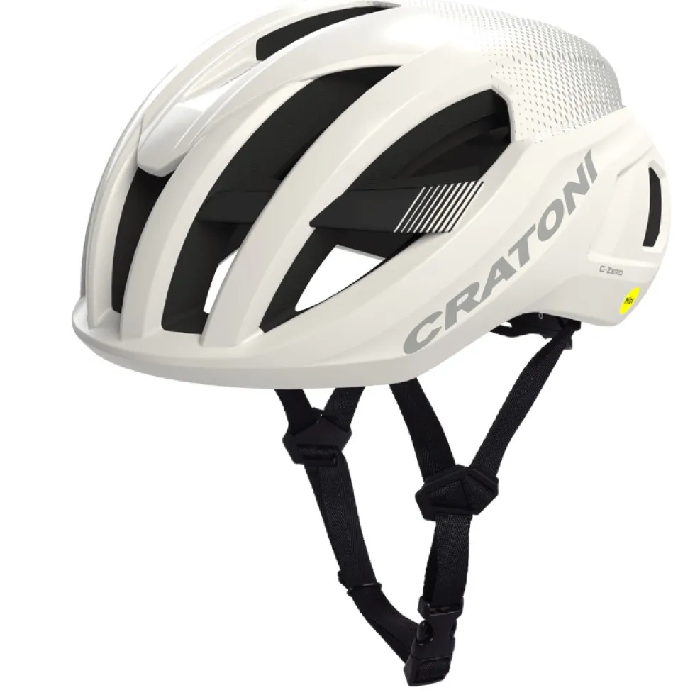 CRATONI C-Zero MIPS Fietshelm - white glossy-matt