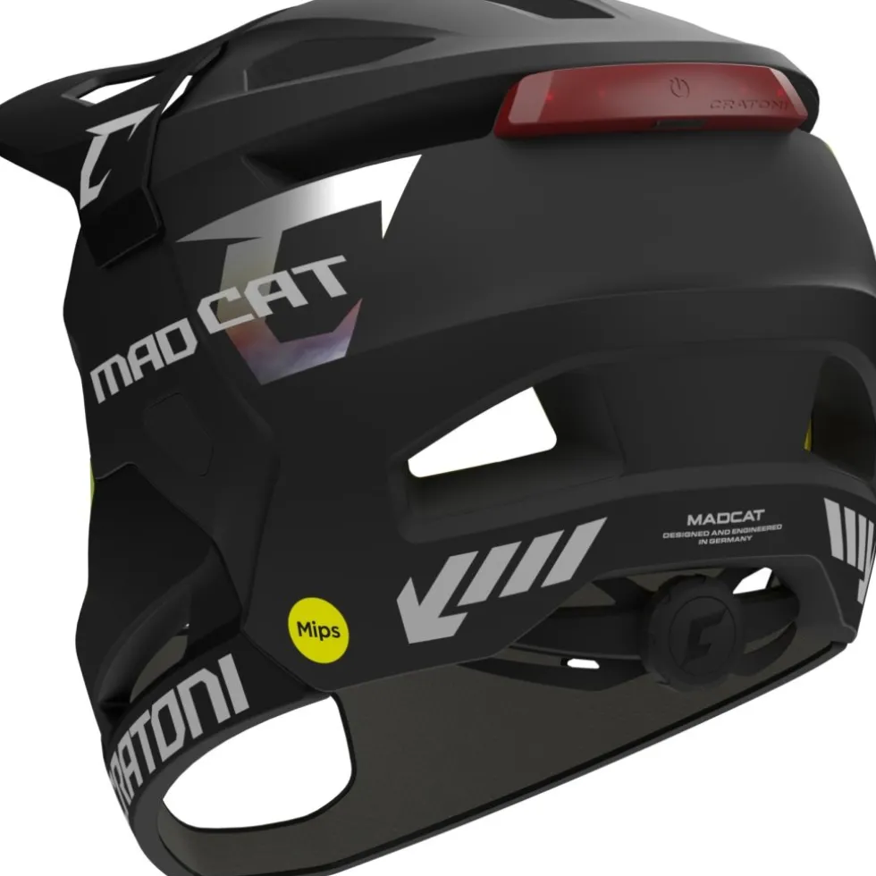 CRATONI MadCat MIPS Fietshelm Kinder - white-black matt