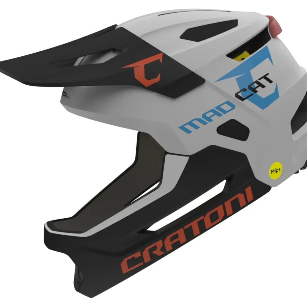 CRATONI MadCat MIPS Fietshelm Kinder - white-black matt