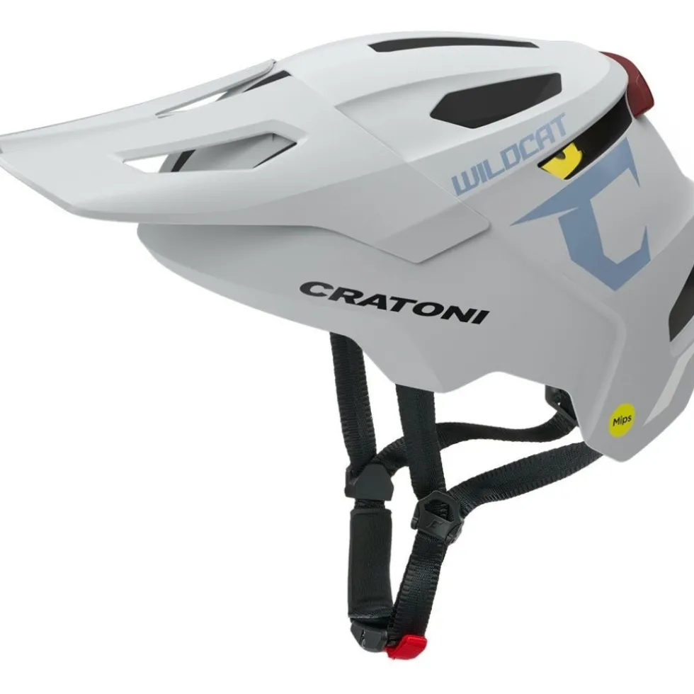CRATONI WildCat LED MIPS Limited Edition Fietshelm voor kinderen - coolgrey matt