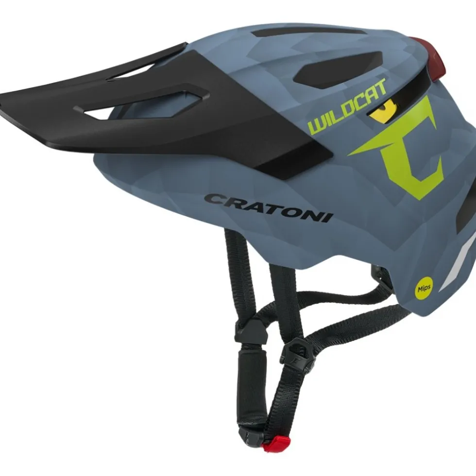 CRATONI WildCat MIPS Fietshelm Kinder - steelblue matt
