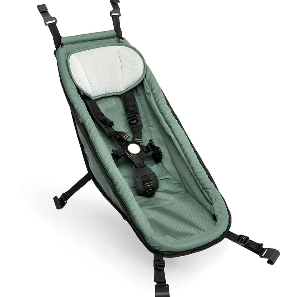 Croozer Baby Seat for Kid Bike Trailer from Model Year 2014 - jungle green