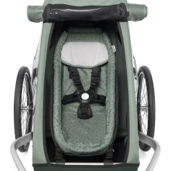 Croozer Baby Seat for Kid Bike Trailer from Model Year 2014 - jungle green