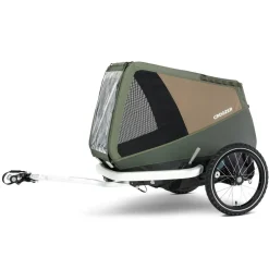 Croozer Dog Enna - Bike Trailer for Dogs - moss green