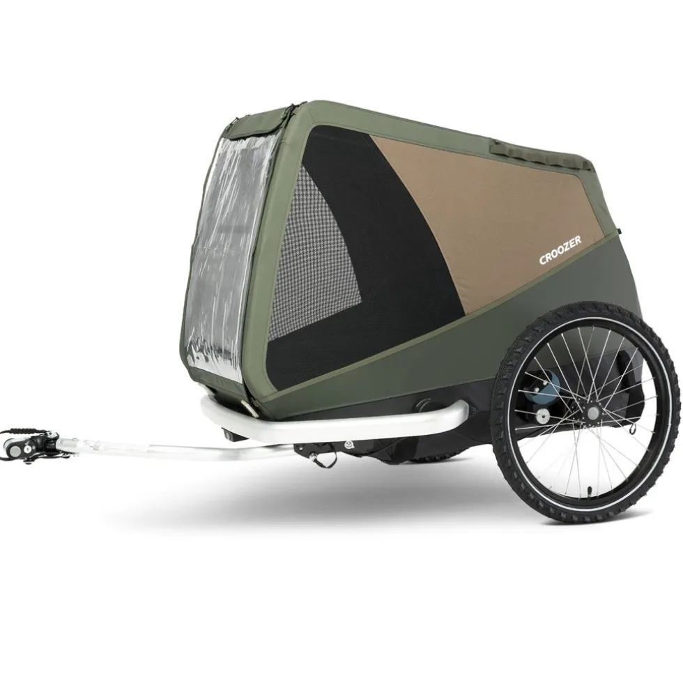 Croozer Dog Mikke - Bike Trailer for Dogs - moss green