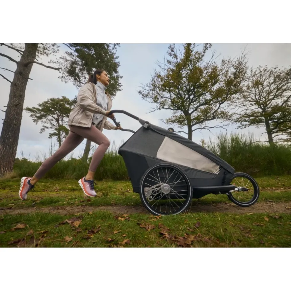 Croozer Jogger-Set Kid 2 - Zwart