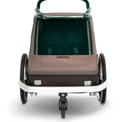 Croozer Kid Vaaya 2 - Bike Trailer for 2 Kids - blossom red
