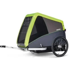 Hondenkarren < Croozer Rain Cover for Bike Trailer Dog Bruuno / Dog XXL - lightning yellow