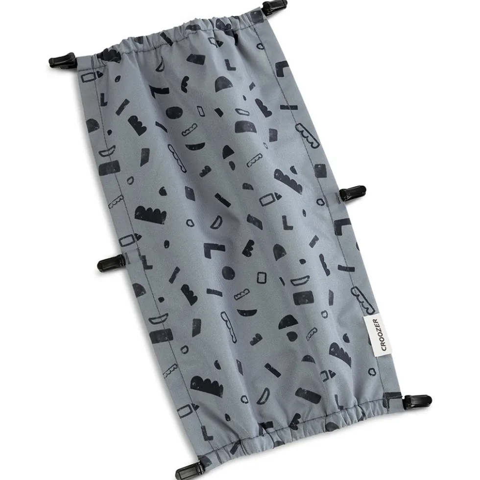 Croozer Sun Cover for Kid Vaaya 1 / Kid Keeke 1 Bike Trailer - graphite blue/collection