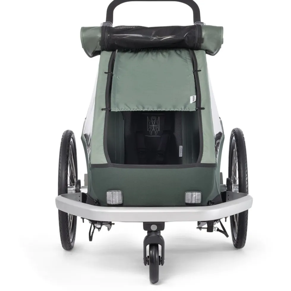 Croozer Sun Cover for Kid Vaaya 1 / Kid Keeke 1 Bike Trailer - graphite blue/collection