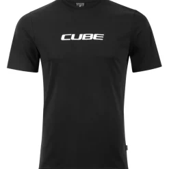 CUBE After Race Organic Classic Logo T-Shirt Heren - zwart