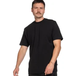 CUBE After Race Organic Embossed Gravity Fit T-Shirt Heren - zwart