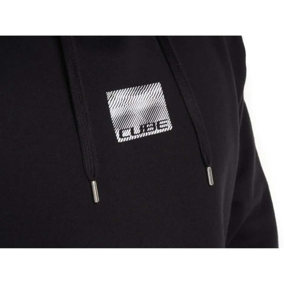 T-Shirts & Tops < CUBE After Race Organic Grid Hoodie Heren - zwart