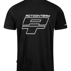 CUBE After Race Organic X Actionteam Gravity Fit T-Shirt Heren - black´n´white