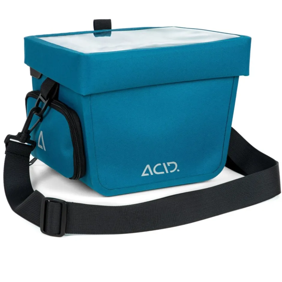 Stuurtassen < ACID CUBE TRAVLR FRONT PRO 7 FILINK Panniers - dark blue´n´black