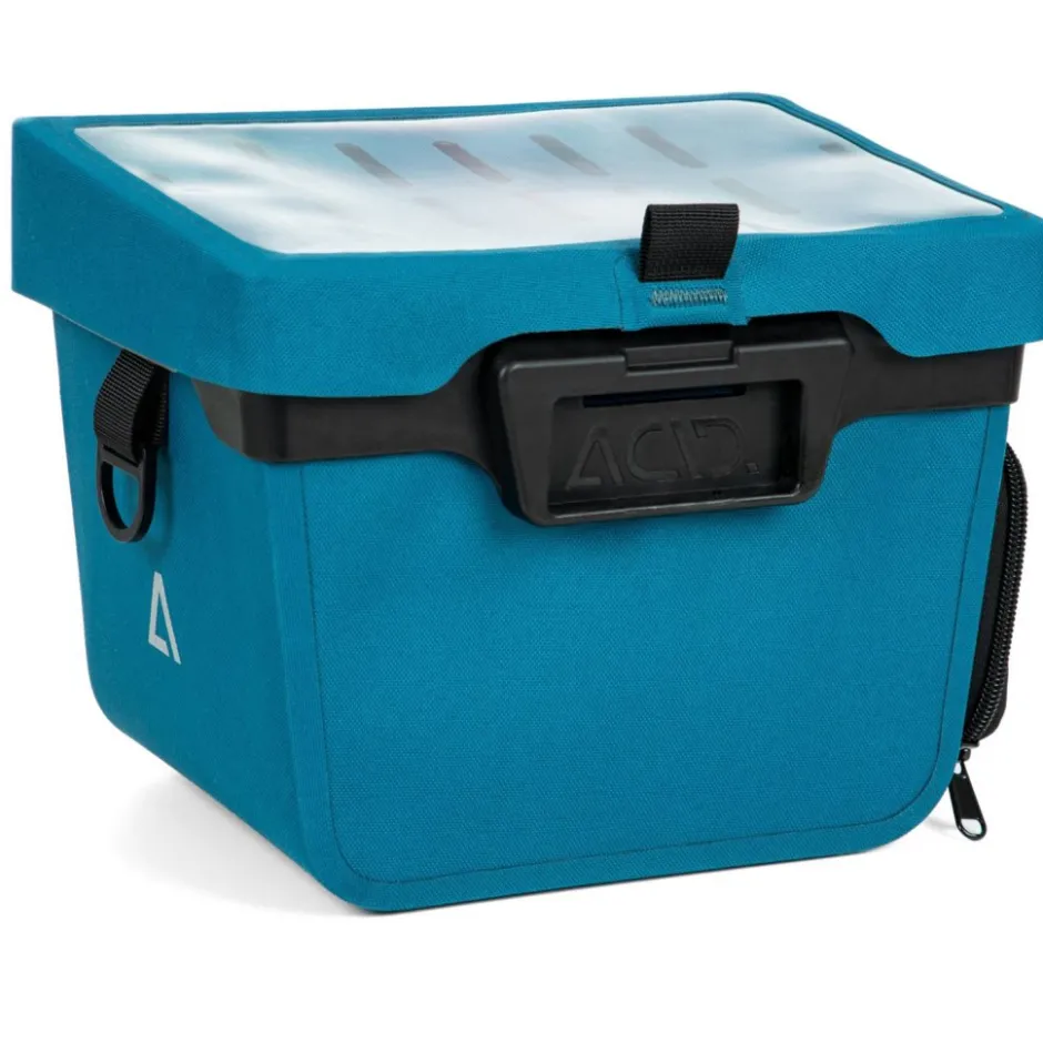Stuurtassen < ACID CUBE TRAVLR FRONT PRO 7 FILINK Panniers - dark blue´n´black