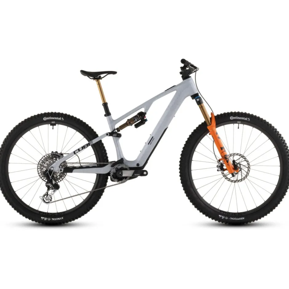 Elektrische Fietsen|E-Mtb Full Suspension < CUBE A HYBRID ONE44 C:68X UPER T 400X - 29" Carbon E-ountainbike - 2026 - foggrey / fibre
