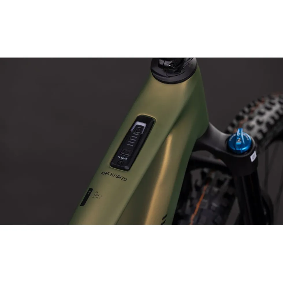 CUBE AMS HYBRID ONE44 C:68X TM 400X - 29" Carbon E-Mountainbike - 2026 - reedgreen / matrix