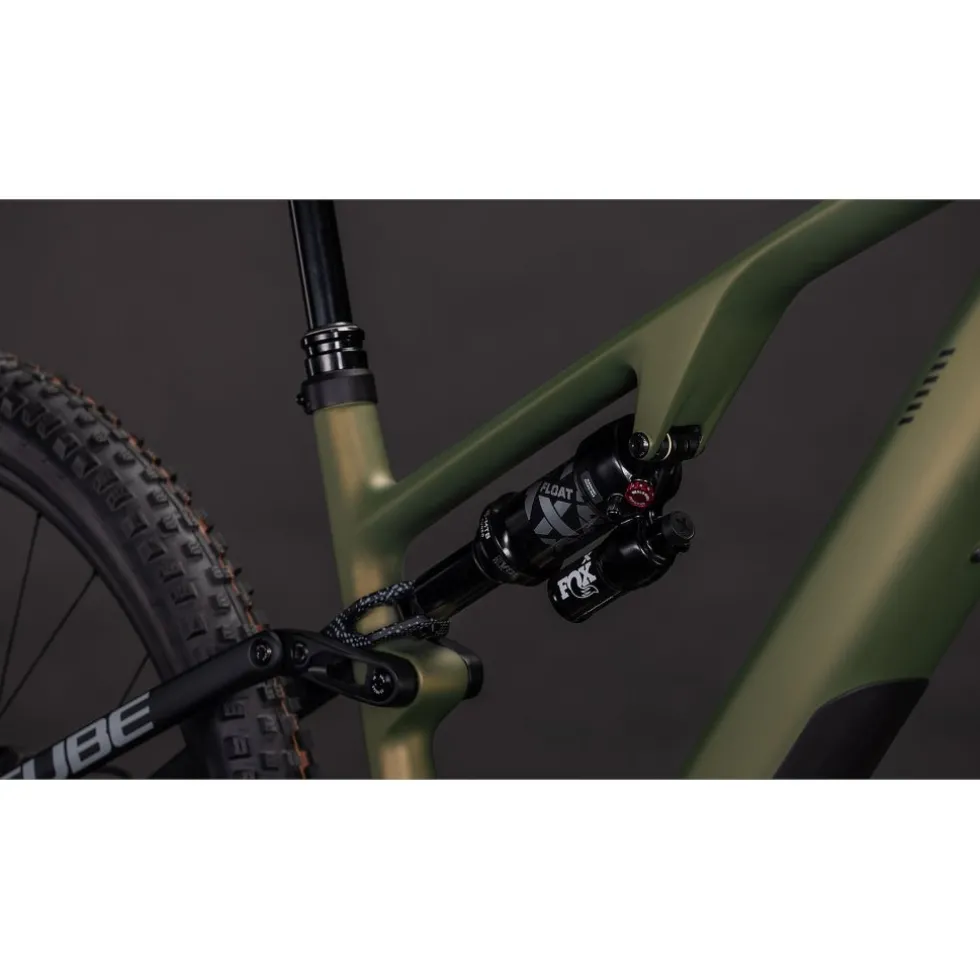 CUBE AMS HYBRID ONE44 C:68X TM 400X - 29" Carbon E-Mountainbike - 2026 - reedgreen / matrix