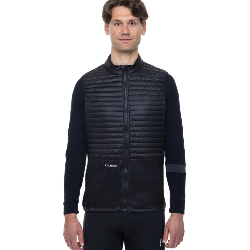 CUBE BLACKLINE Light Iso Vest Heren - zwart