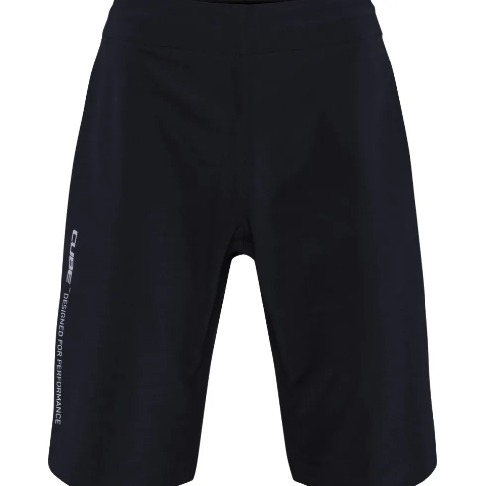 CUBE BLACKLINE Regenshort Dames - zwart
