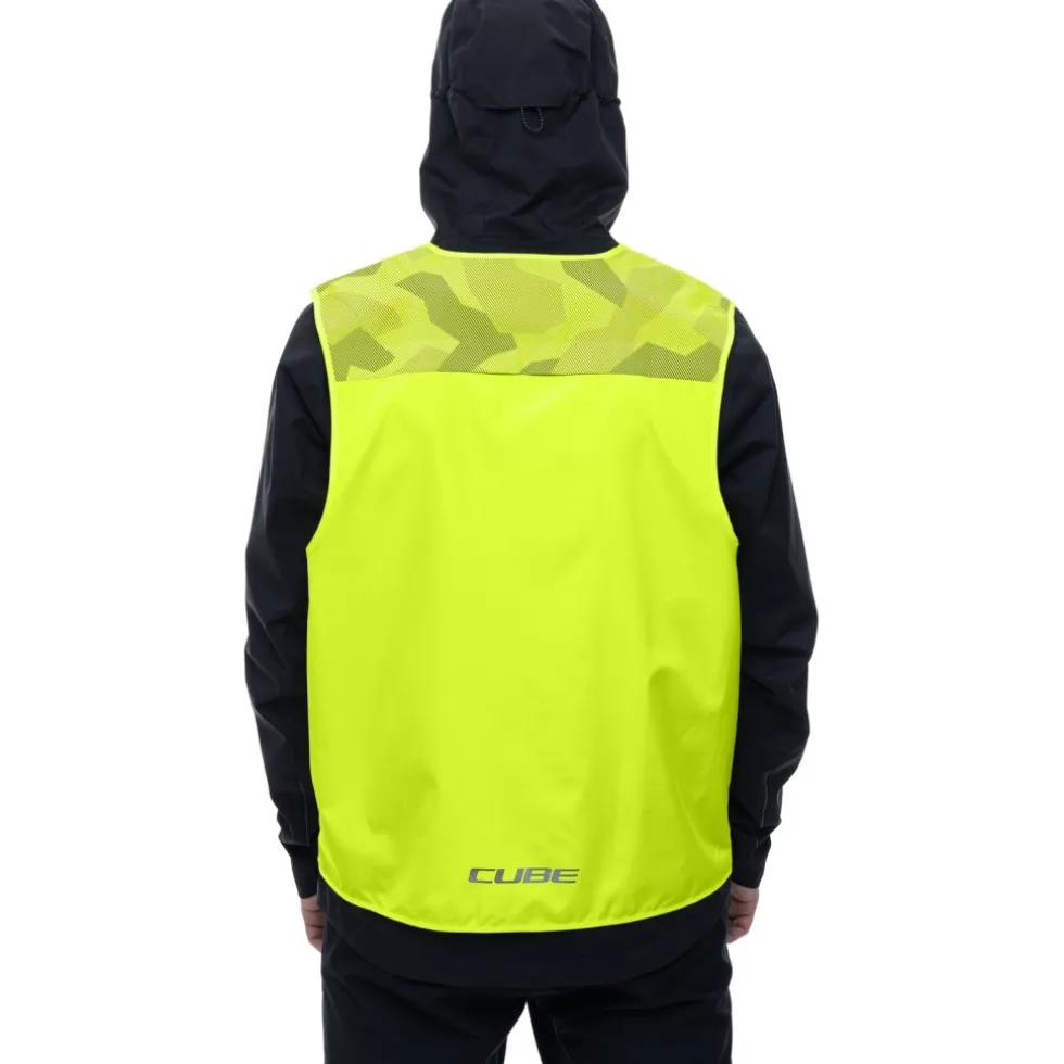 CUBE CMPT Veiligheidsvest - neon geel
