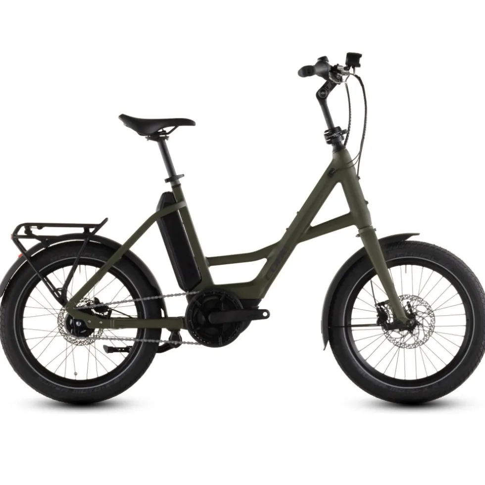CUBE COMPACT HYBRID Comfort 545 - 20" E-Bike - 2026 - reedgreen / reflex