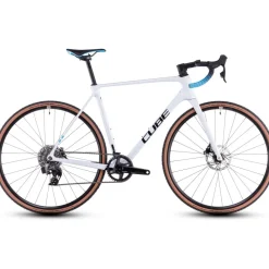 CUBE CROSS RACE C:62 Race - Carbon Cyclocrossfiets - 2026 - polarwhite / blue