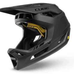 CUBE DESCENDER Integraalhelm - zwart