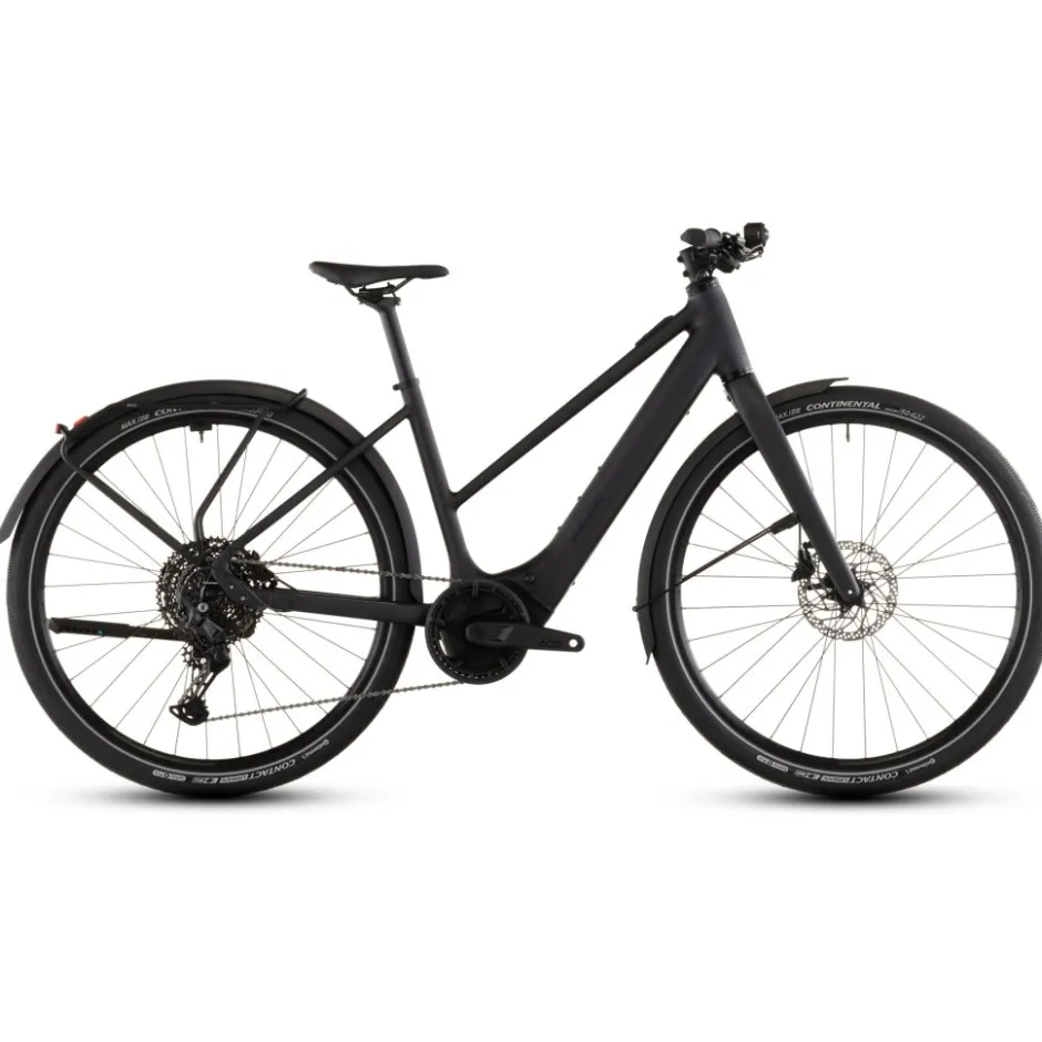 Elektrische Fietsen|Urban E-Bikes < CUBE EDITOR HYBRID Pro FE 400X - Trapeze - City E-Bike - 2026 - coal / prism