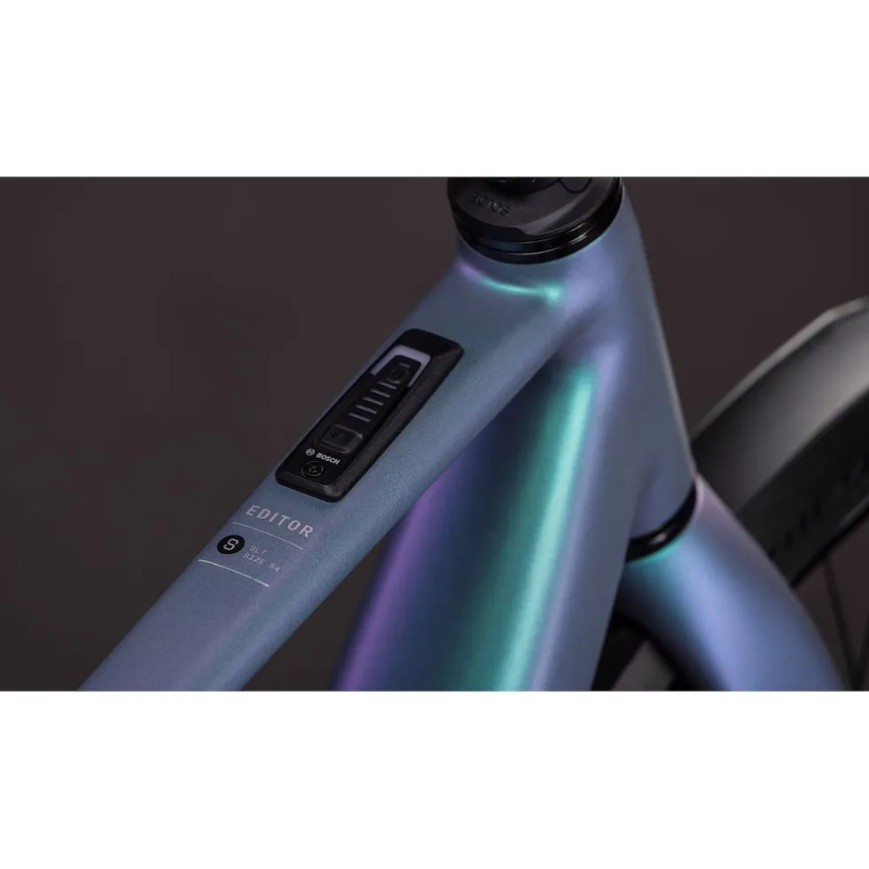 CUBE EDITOR HYBRID SLT 400X FE - City E-Bike - 2026 - smaragdgrey / prism