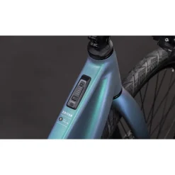 CUBE EDITOR HYBRID SLT 400X - Trapeze - City E-Bike - 2026 - smaragdgrey / prism