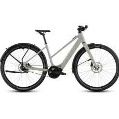 CUBE EDITOR HYBRID SLX FE 400X - Trapeze - City E-Bike - 2026 - reedbeige / chrome