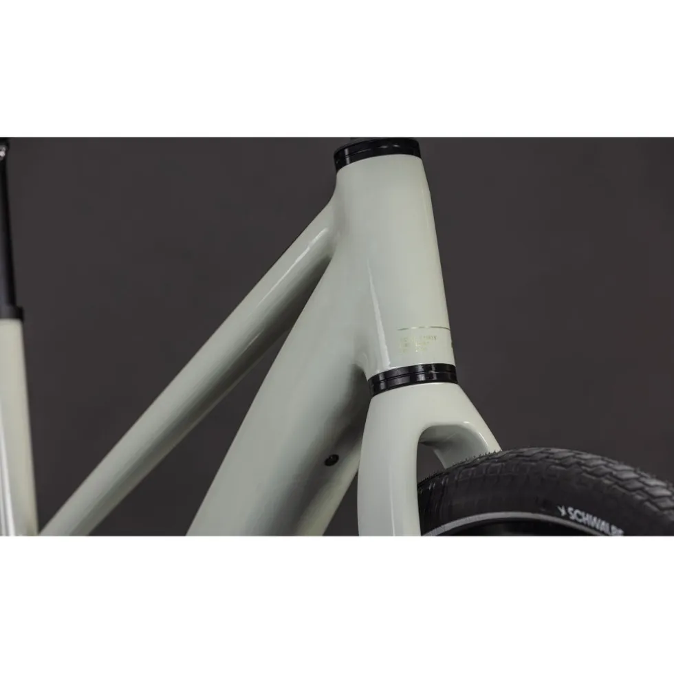 CUBE EDITOR HYBRID SLX 400X - Trapeze - City E-Bike - 2026 - reedbeige / chrome