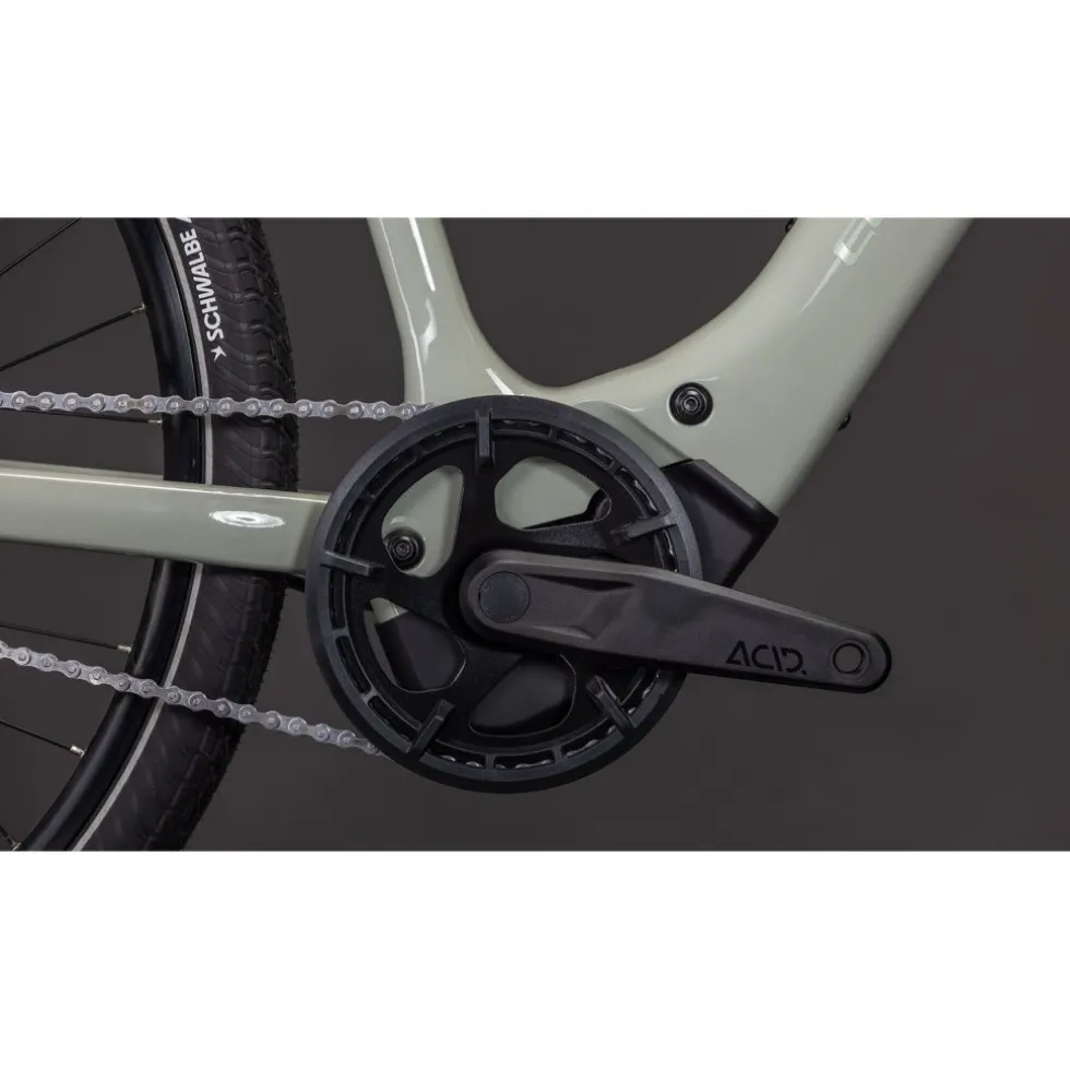 CUBE EDITOR HYBRID SLX 400X - Trapeze - City E-Bike - 2026 - reedbeige / chrome