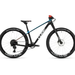 CUBE ELITE 240 C:62 SLX - 24" Carbon Kinderen Mountainbike - 2026 - carbon / blue / red