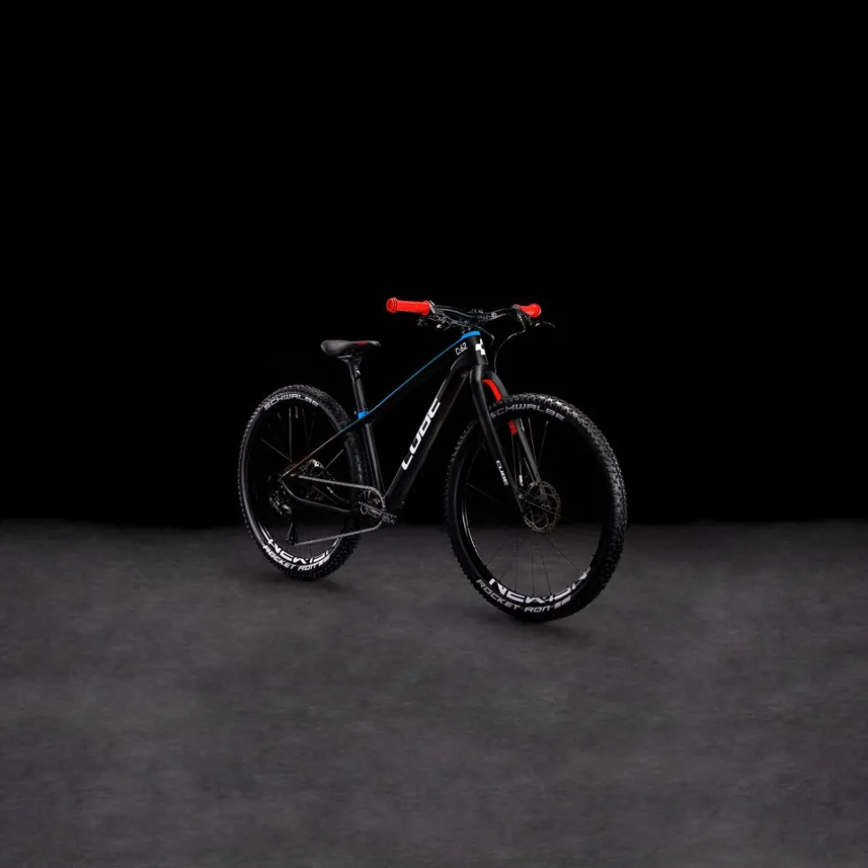 CUBE ELITE 240 C:62 SLX - 24" Carbon Kinderen Mountainbike - 2026 - carbon / blue / red