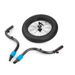 CUBE Fat Wheel Jogger Kit voor Kinderfietskarren Double - zwart