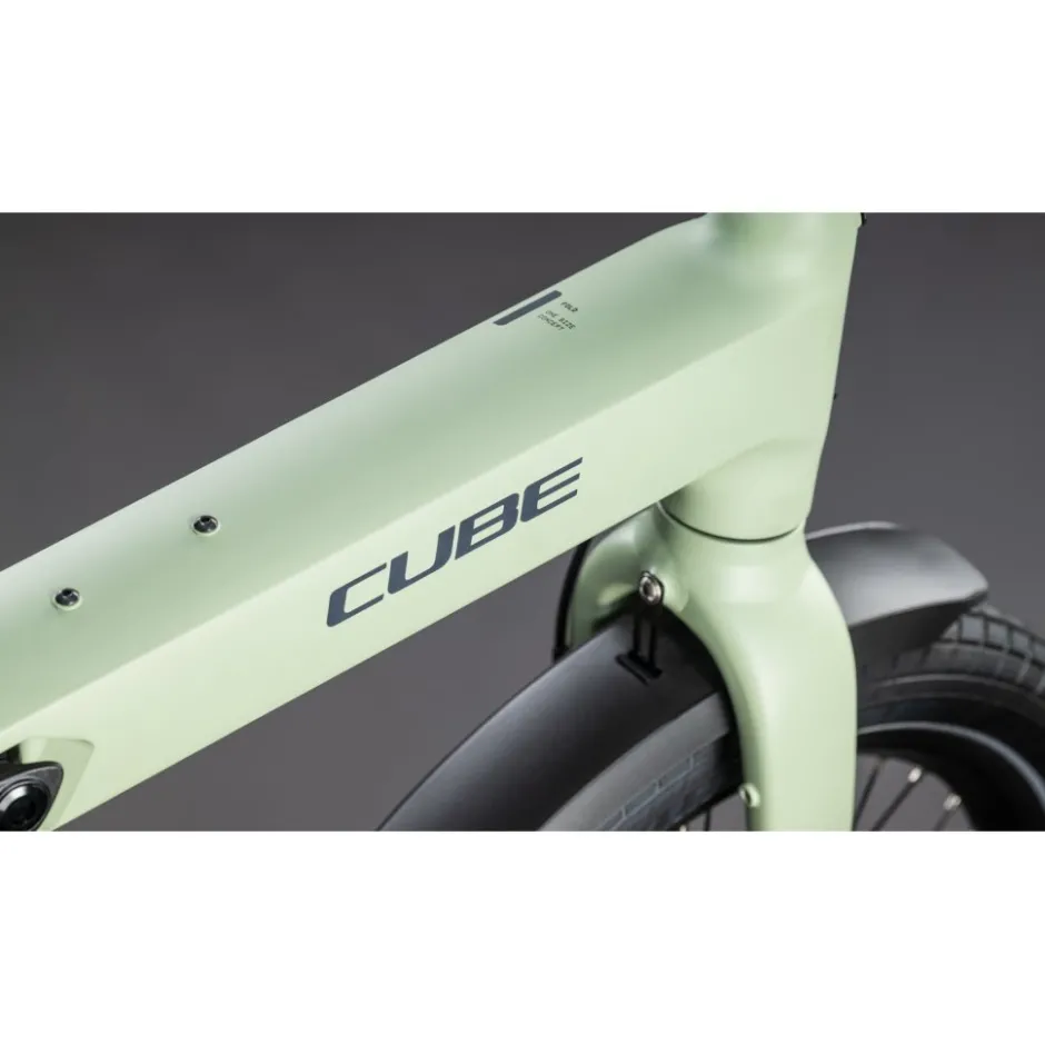 Elektrische Fietsen|Elektrische Vouwfietsen < CUBE FOLD HYBRID 545 - 20" E-Vouwfiets - 2026 - pea / reflex