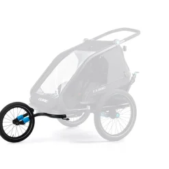 CUBE Jogger Kit for Kids Bike Trailer Double CMPT - black