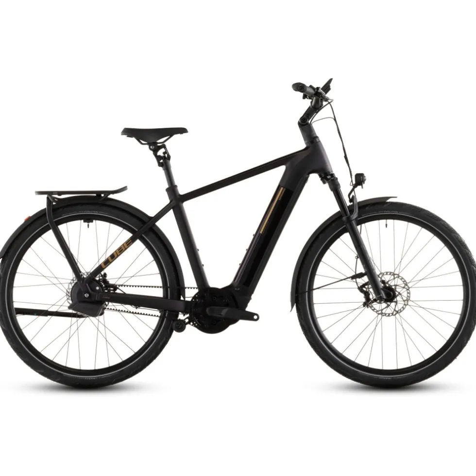 CUBE KATHMANDU HYBRID Comfort SLX 800 - Trekking E-Bike - 2026 - solareclipse / gold