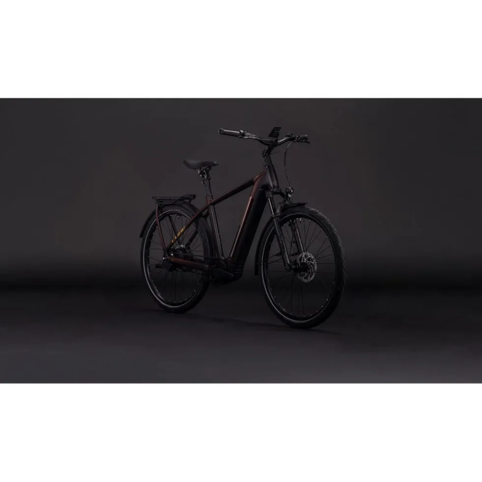 CUBE KATHMANDU HYBRID Comfort SLX 800 - Trekking E-Bike - 2026 - solareclipse / gold