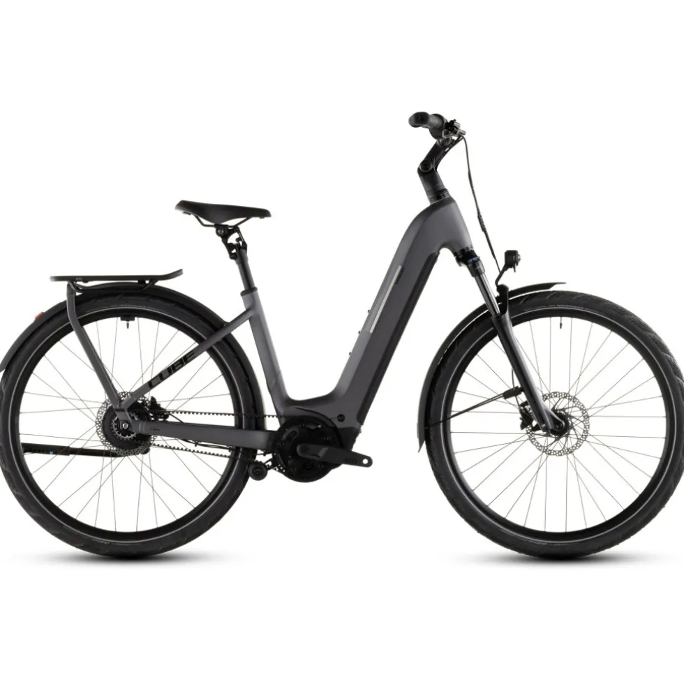 CUBE KATHMANDU HYBRID Comfort Pro 800 - Easy Entry - Trekking E-Bike - 2026 - slabgrey / black