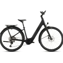 CUBE KATHMANDU HYBRID C:62 SLX 400X - Easy Entry - Carbon Trekking E-Bike - 2026 - liquidblack / bluedust