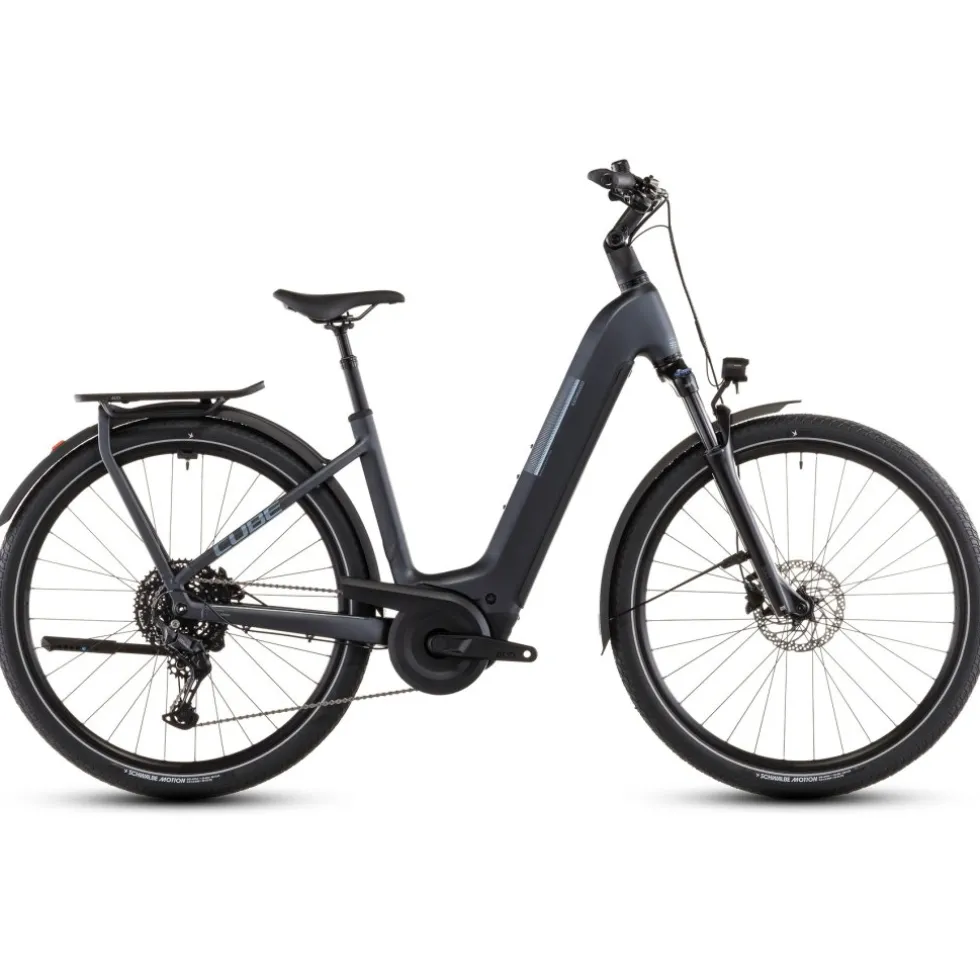 CUBE KATHMANDU HYBRID ONE 800 - Easy Entry - Trekking E-Bike - 2026 - metallicgrey / grey
