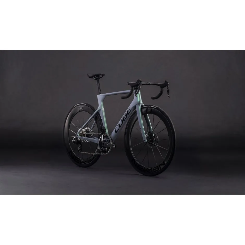 Aero Racefietsen < CUBE LITENING AERO C:68X SLX - Carbon Racefiets - 2026 - seagrey / black